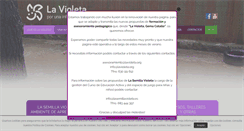 Desktop Screenshot of lavioleta.org