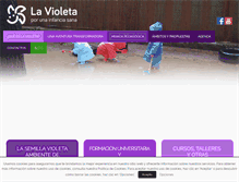 Tablet Screenshot of lavioleta.org